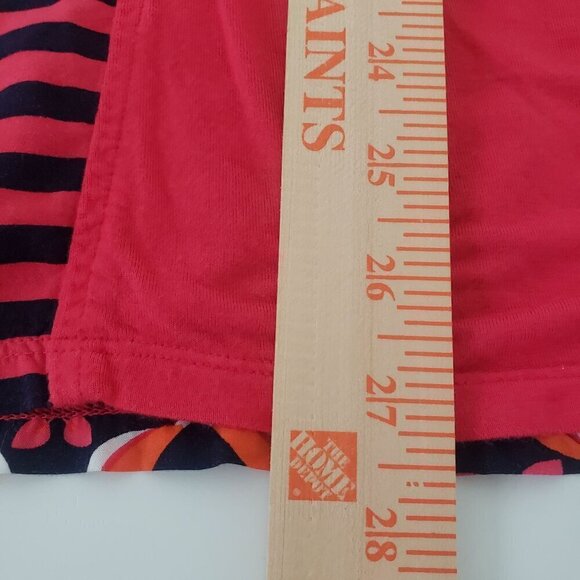 Crown & Ivy Stripe Bird Top Lightweight Sleeveless Blouse Womens Size XL - Picture 9 of 9